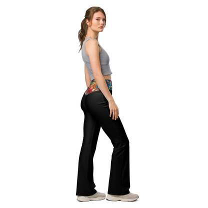 Swirl Leggings Leggings - Flare
