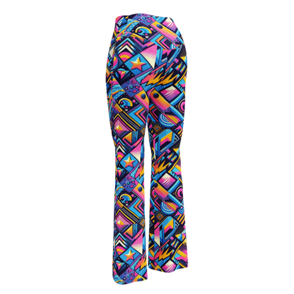 Retro Vibe Leggings - Flare